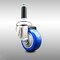 Service Caster 3 Inch 316SS Blue Polyurethane Wheel Swivel 3/4 Inch Expanding Stem Caster SCC-SS316EX20S314-PPUB-BLUE-34 - alternate 4